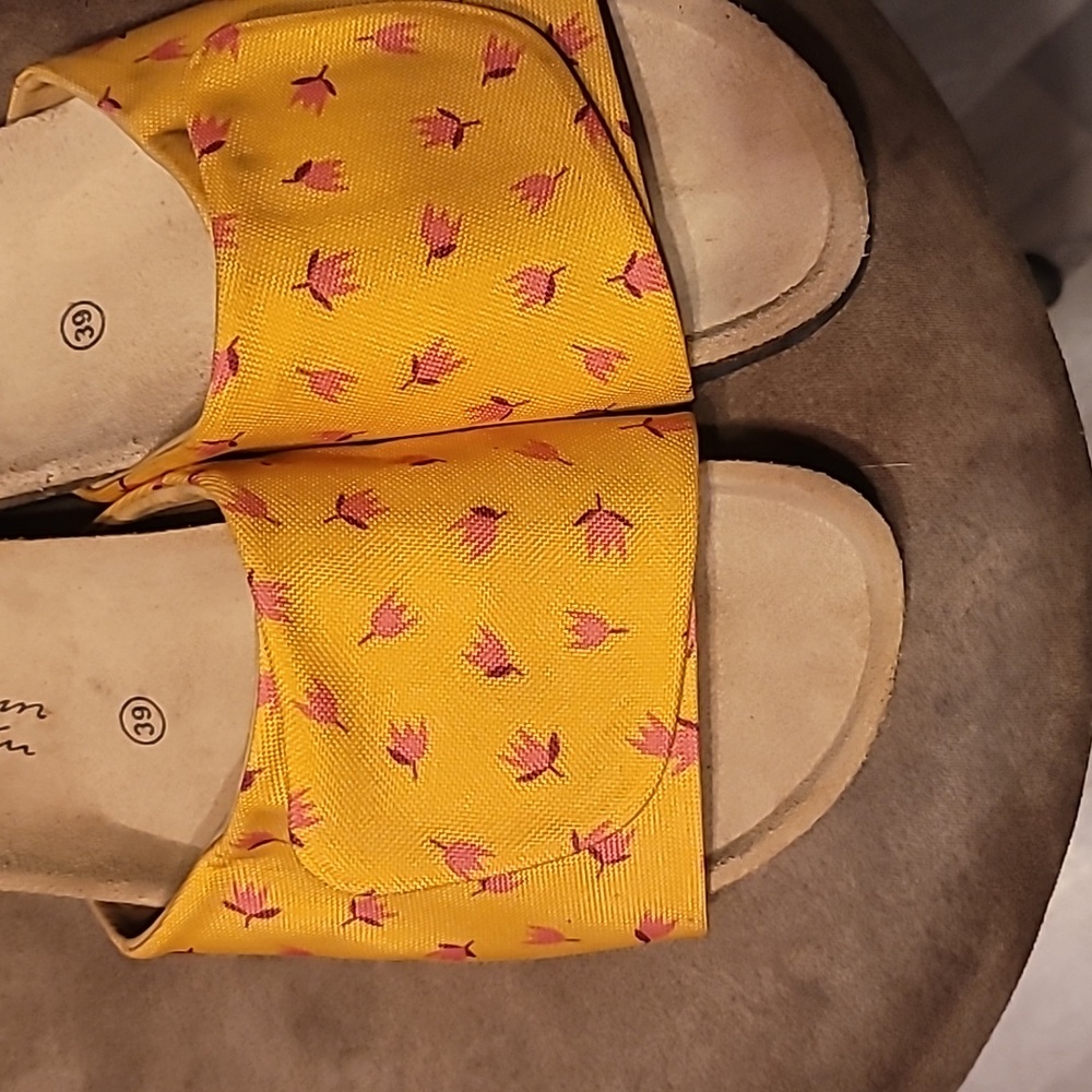 Gudrun Sjoden Floral Velcro Sandals Size 39 - Picture 8 of 8